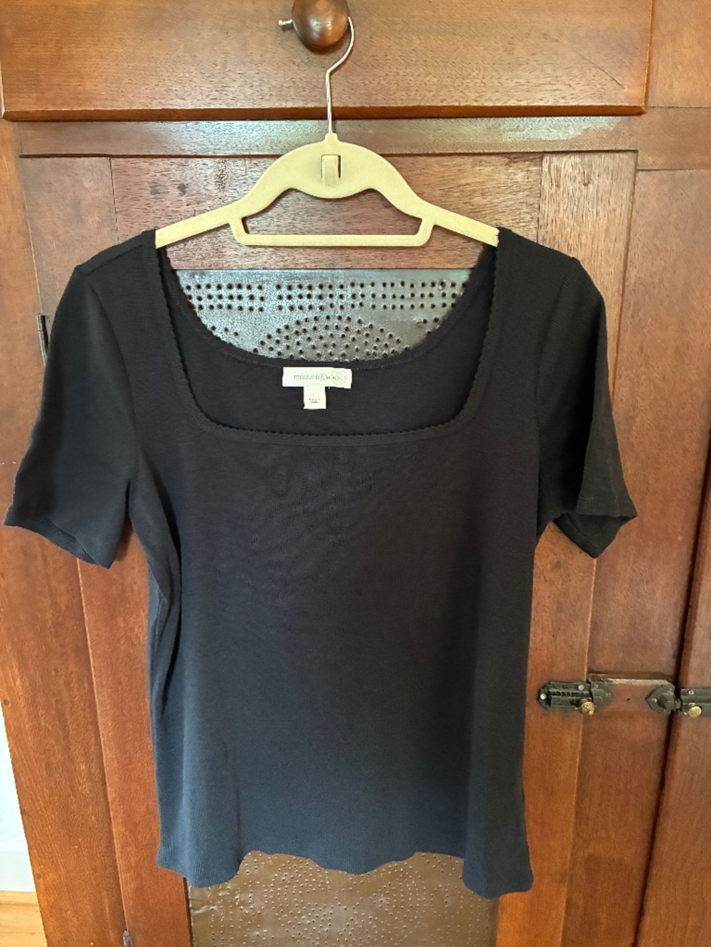 Treasure & Bond Scoop Neck Ribbed Tee